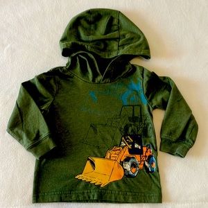 Lightweight bulldozer hoody size 18 months